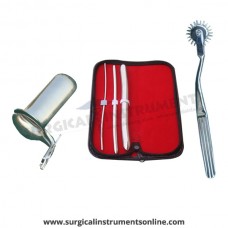 Hegar uterine dilator 3 pieces set,3-4, 7-8, 15-16, pinwheel, collin large